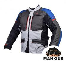 LS2 NORWAY Motociklininko striukė BLUE BLACK GREY RED 4XL