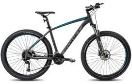 Dviratis Romet Rambler R7.4 2024 graphite-silver-turquoise-18" / M