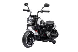 Vaikiškas elektromobilis Chopper FASTER motorbike Baltas