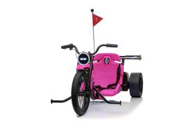 Vaikiškas elektromobilis DRIFT BIKE 21 Rožinis