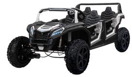 Elektromobilis vaikams Keturių vietų Buggy ATV RACING UTV2000 su ličio jonų akumuliatoriumi. Baltas