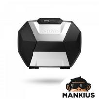 Šoninės daiktadėžės SHAD SH38X EXPANDABLE SET ALUMINIUM LOOK