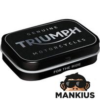 Mėtinių saldainių dėžutė TRIUMPH LOGO SILVER 81471 4 PCS PACK