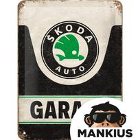 Skardinis ženkliukas 15X20 SKODA GARAGE 26276