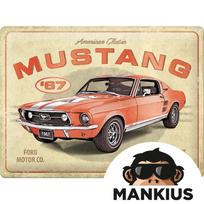 Skardinis ženkliukas 30x40 FORD MUSTANG METALI 63442