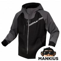 LS2 THROTTLE Vyriška striukė BLACK DARK GREY XL