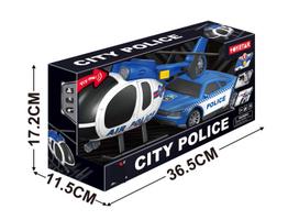 Sraigtasparnio + policijos automobilio komplektas