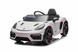 Vaikiškas elektromobilis Porsche 718 MP4 Baltas