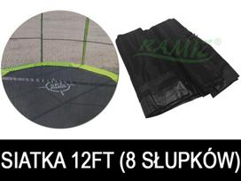 Apsauginis tinklas batutui 12FT – 8 stulpai Juodas