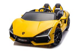 Vaikiškas elektromobilis Lamborghini Revuelto XL STRONG Geltonas