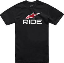 Marškinėliai RIDE 4.0 SS BK/WT/RD M