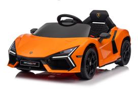 Vaikiškas elektromobilis Lamborghini Revuelto Oranžinis
