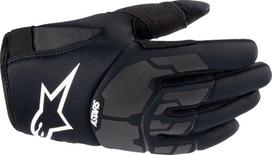 Moto pirštinės vaikams ir paaugliams THERMO BLACK L