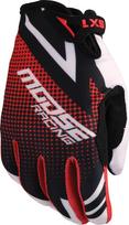 Moto pirštinės vaikams ir paaugliams SX1 RED/BLACK MD