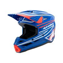 Krosinis Šalmas vaikams ir paaugliams YTH SM3 WURX BLUE/RED/W