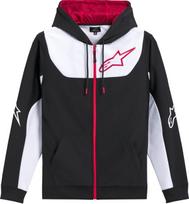 HOODIE ZIP SESSIONS V3 BLK/WHT