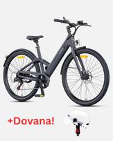 Dviratis 28" elektrinis Engwe N1 AIR ST mot. karboninis juodas