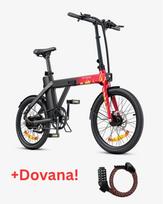 Dviratis 20" elektrinis Engwe P20 olympic raudonas