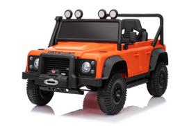 Vaikiškas elektromobilis „Land Rover Defender 110 SVX“, Oranžinis