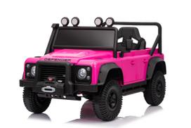 Vaikiškas elektromobilis „Land Rover Defender 110 SVX“ Rožinis