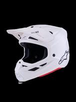 Šalmas SM7 WHITE-GLOSS XS