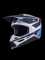 Šalmas SM3 HEAT SILV/BL/BLK S