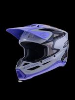 Šalmas SM3 JETTSON GRAY/PUR/BL