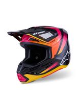 Šalmas SM7 RISE BLK/YL/PINK XS