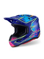 Šalmas SM7 CAST BLU/YL/PINK XS