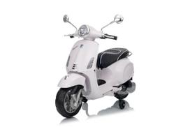 Vaikiškas elektromobilis motoroleris Vespa ROMA Baltas