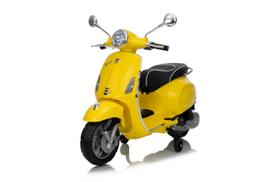 Vaikiškas elektromobilis motoroleris Vespa ROMA Geltonas
