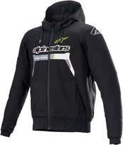 JACKET HOOD CHROME BK/YL L