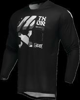 JERSEY LAUNCH BRAVE BK/GY LG