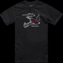 TEE CSF MX HELMET BLK L
