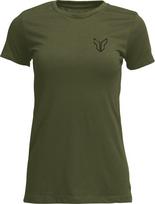TEE WOMENS PATCHED UP MIL GRN