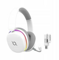 Ausinės AQIRYS AQIRYS ANC dvigubo režimo: belaidės ir Bluetooth + laidinės LUNA white | AQI-GA-HP-15 | 5949161382943