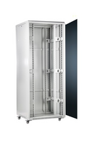 SOMI Networks | 42U, 19 Freestanding Cabinet | 42U-80/80NACP | Gray | Max Load 800kg Removable and Lockable Side Panels Perforat