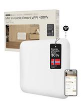 Mill Invisible Smart WiFi Heater | PA400WIFI4 | Panel Heater | 400 W | Suitable for rooms up to 4-6 m | White | IPX4