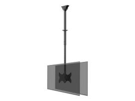 Neomounts CL35-340BL22 Dual Monitor/TV Mount Ceiling | Adjustable Height, Rotate, Tilt, Swivel | 23-42 " | Maximum weight (capac
