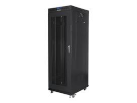 Lanberg | Rack cabinet 19" free-standing 37U/600x800 (flat pack) with mesh door, LCD | FF01-6837-23BL | Black