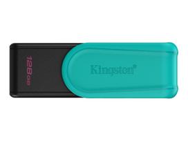 Kingston USB Flash Drive | DataTraveler Exodia S | 128GB | USB 3.2 Gen 1 | Black/Turquoise