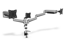 Digitus Desk Mount | Triple Monitor Gas Spring Mount DA-90363 | Adjustable Height, Tilt, Swivel | 15-27 " | Maximum weight (capa