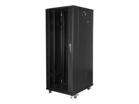 Lanberg | Rack cabinet 19" free-standing 42U/600x800 (flat pack) | FF01-6842-12B | Black