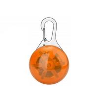 LED Šuns Antkaklio Pakabukas Oranžinis 3cm CR2032 3V