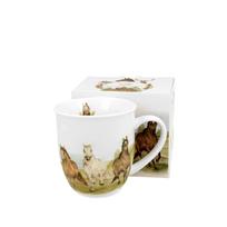 Puodelis DUO Arkliai 400 ml Porcelianinis