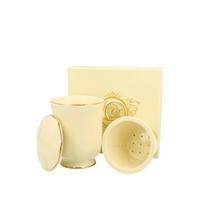 Puodelis porcelianinis DUO Clark 450 ml su sieteliu