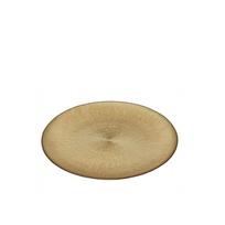 Lėkštė HOME DECO KA6136 Stiklinė Aukso Rusva 27 cm