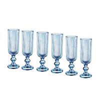 Šampano taurės VIVALTO 84924 160 ml 6 vnt. Mėlynos