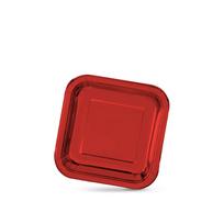 Lėkštės vienkartinės ALGON BA01054077013 23cm 10 vnt Raudonos