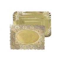 Vienkartinis padėklas maistui ALGON BA01043176701 32x39 cm Auksinis